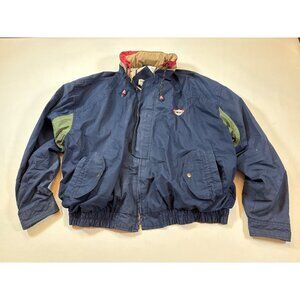 WinnerMate Sportswear Blue Colorblock Jacket Sz XXL 90s Style Outerwear (BB308)